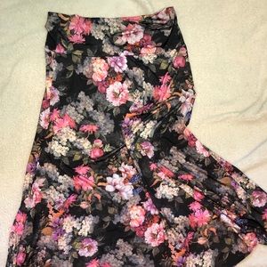 Lularoe Maxi Skirt Roses / Floral